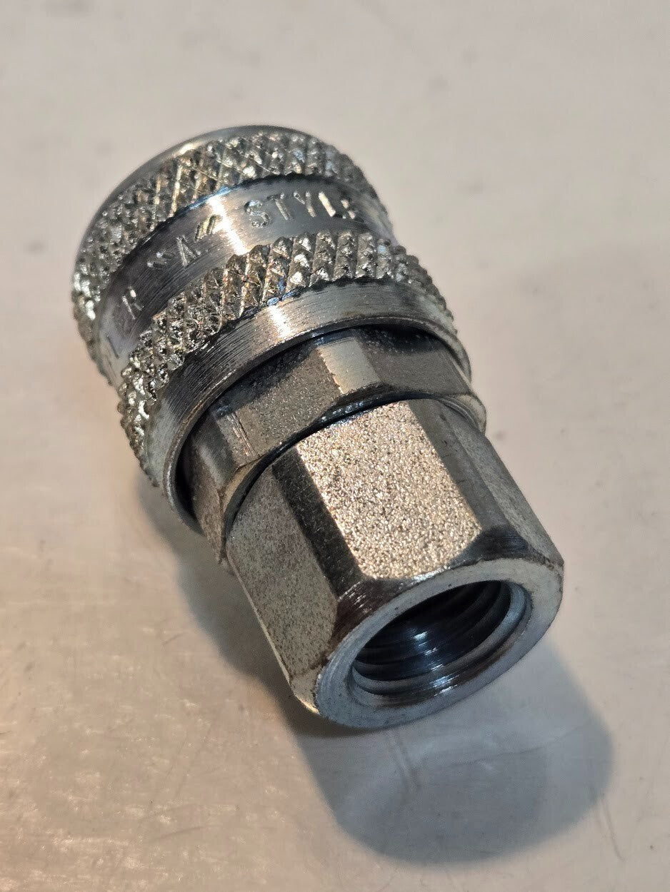 21 Quantity of 1/4" Milton Kwik Change A Style Couplings 1/4" FNPT (21 Quantity)