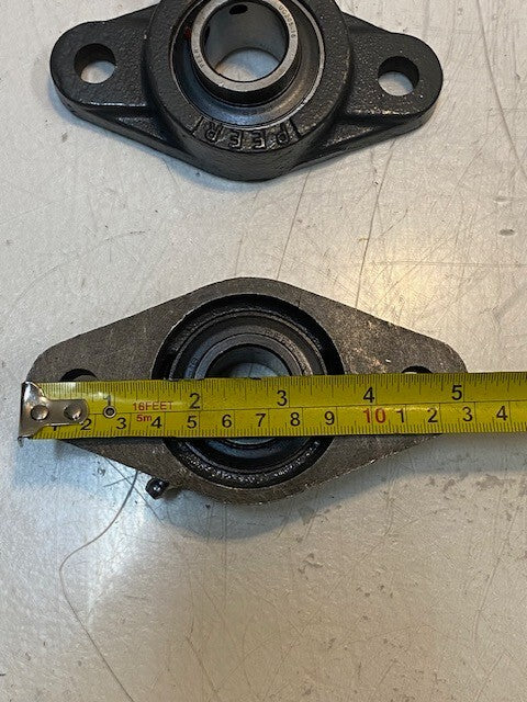3 Quantity of Peer 2-Bolt FT205 Flange Bearings UC205-16 | 25mm Bore (3 Qty)