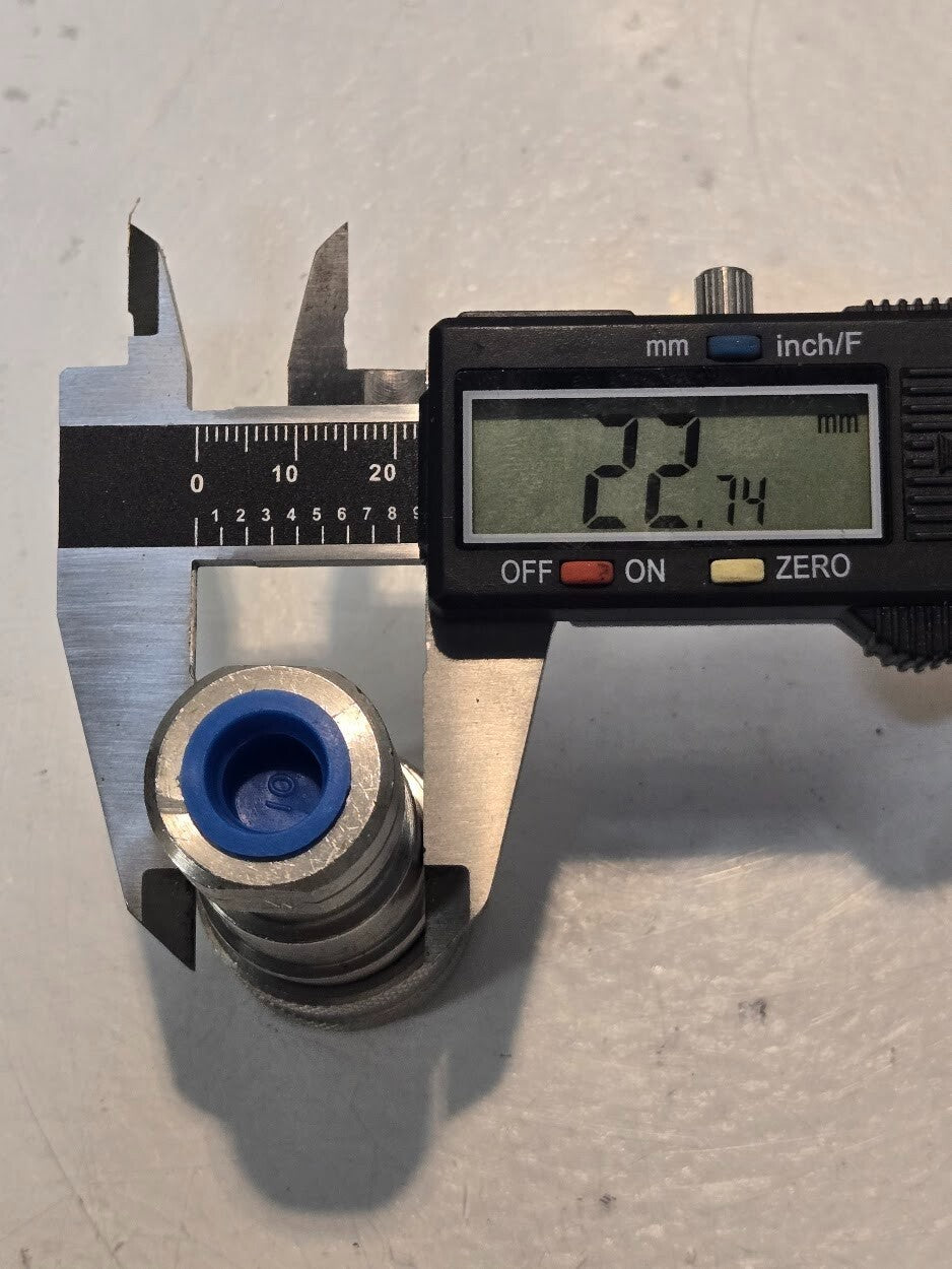 Parker 60 Series SH2-62 Stainless Steel Hydraulic Quick Disconnect Fitting 1/4"