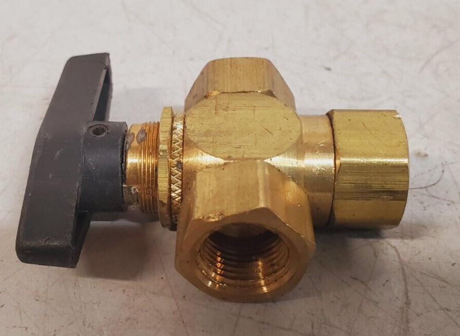 2 Qty. of 1/2" Female NPT Panel Mount Diverting Brass Valves (2 Qty)