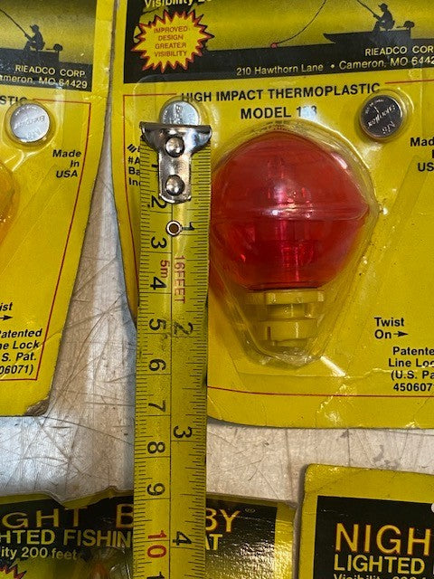 5 Quantity Variety of Rieadco Night Bobby Lighted Fishing Floats 4506071 (5 Qty)
