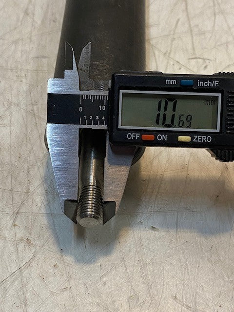 Power Steering Cylinder 16-1/2" Long 1-1/2" Shaft 11mm Thread 48mm OD 16mm Bore