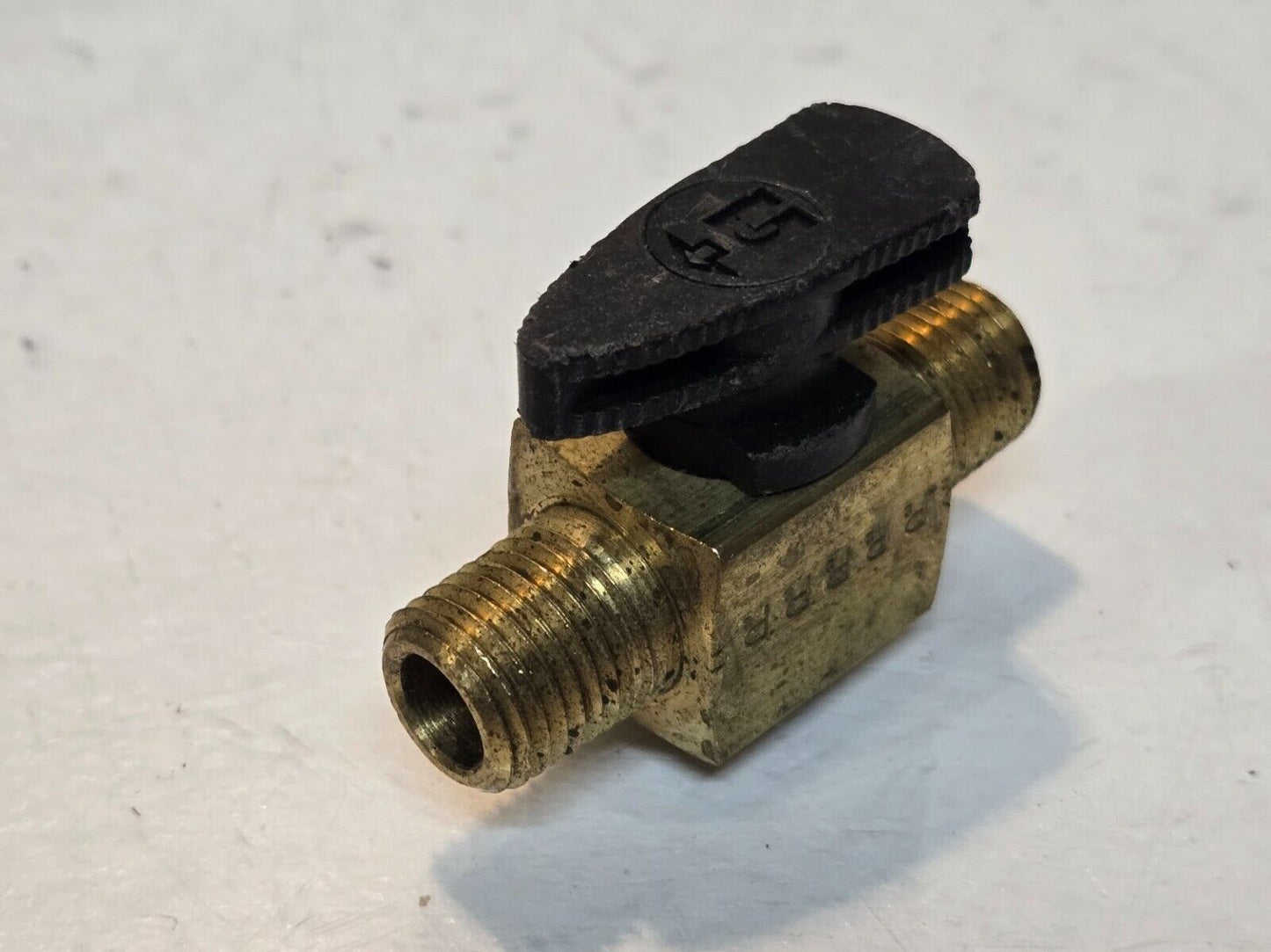 5 Quantity of Quarter Turn Plug Valves 1/4"x1/4" MPT for Parker PV607-4 (5 Qty)