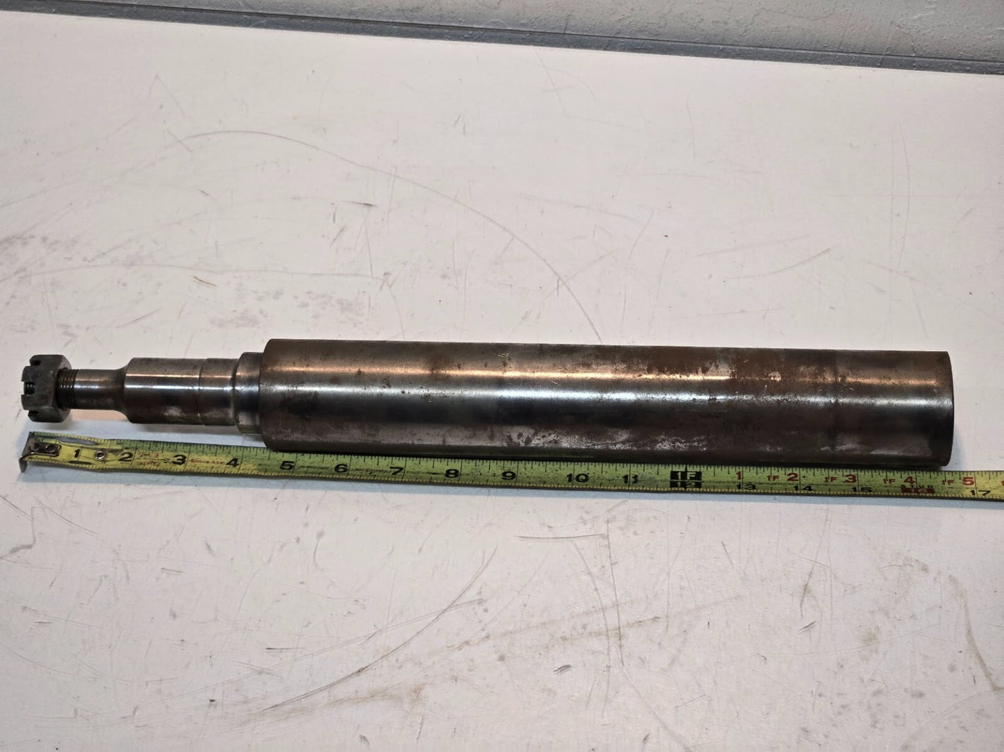 Spindle 208-019 w/ Castellated Nut for Schulte | 16.5" Long 2" Diameter