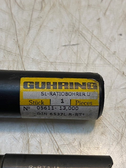 Guhring DIN 6537L R-RT1 Solid Carbide Tipped 3/8" Drill Bit K/P 61410646