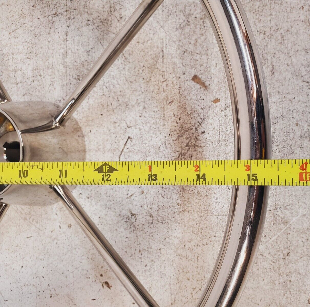 Destroyer Boat Steering Wheel 15-1/2" Diameter 5 Spoke