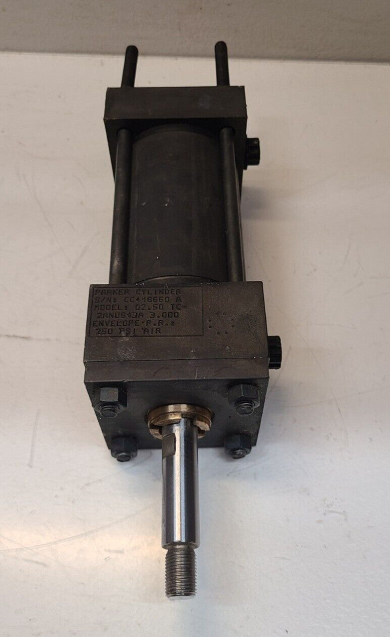Parker Pneumatic Cylinder CC418660 A Model 02.50 TC-2ANUS13A | 3.000 | 250 PSI A