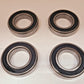 4 Quantity of Sealed Ball Bearings R20RS | 63011220 | 23E6 (4 Qty)