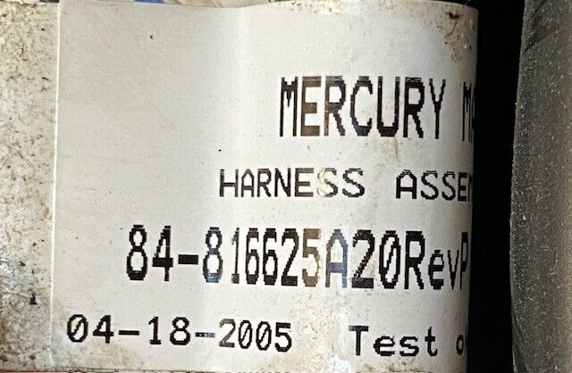 Mercury Harness Assembly 84-816625A20