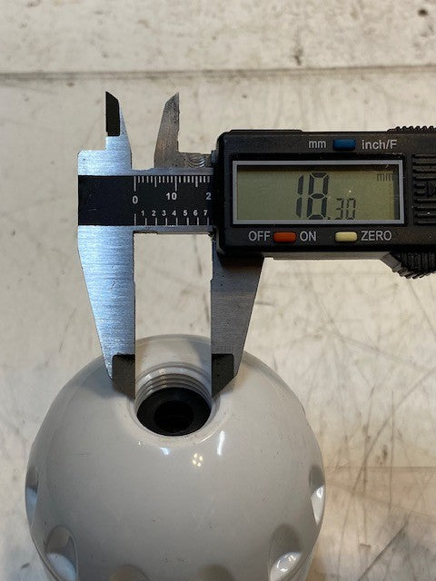 Sprite High Output Shower Filter White 20mm Thread 77mm OD 18mm ID