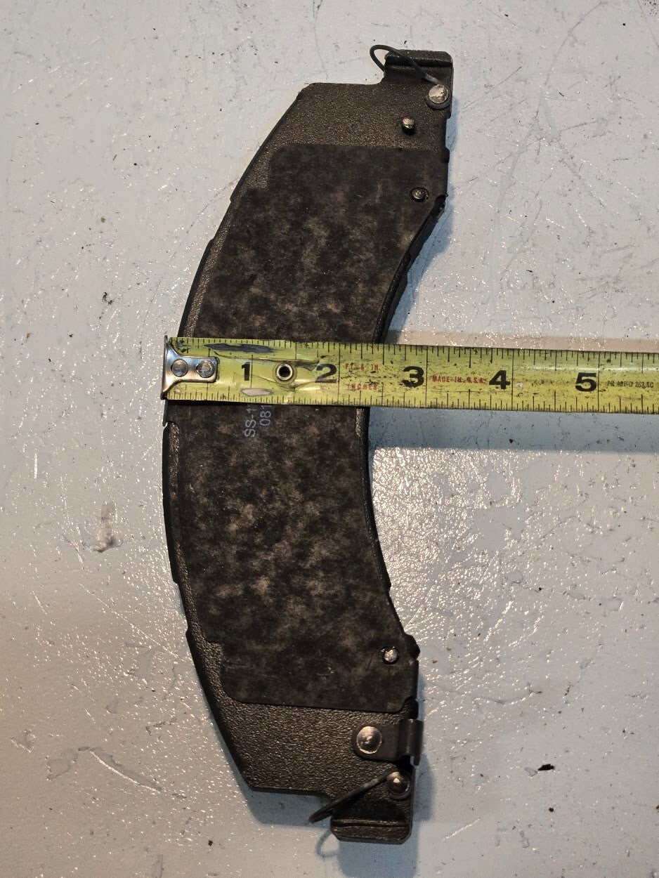 Brake Pads SS-1R820-FF | 08121335 | 9 5/8" Long | 1/2" Pad Thickness