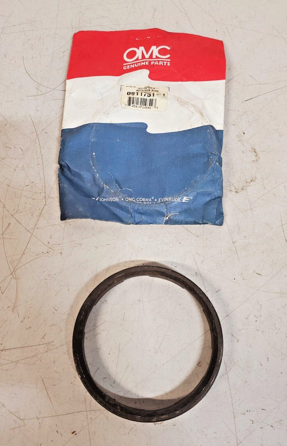 OMC Johnson OMC Cobra Evinrude Genuine Parts Retainer Ring 0911751