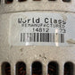World Class Reman Alternator 14812