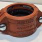 Gruvlok Roughneck Ductile Iron 5" Pipe Coupling Fig. 7005 Torque Bolts 250lb/ft