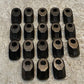 18 Qty of Weld-On Cutter Mini Blocks Digger Bullets 42mm L 11mm Bore (18 Qty)