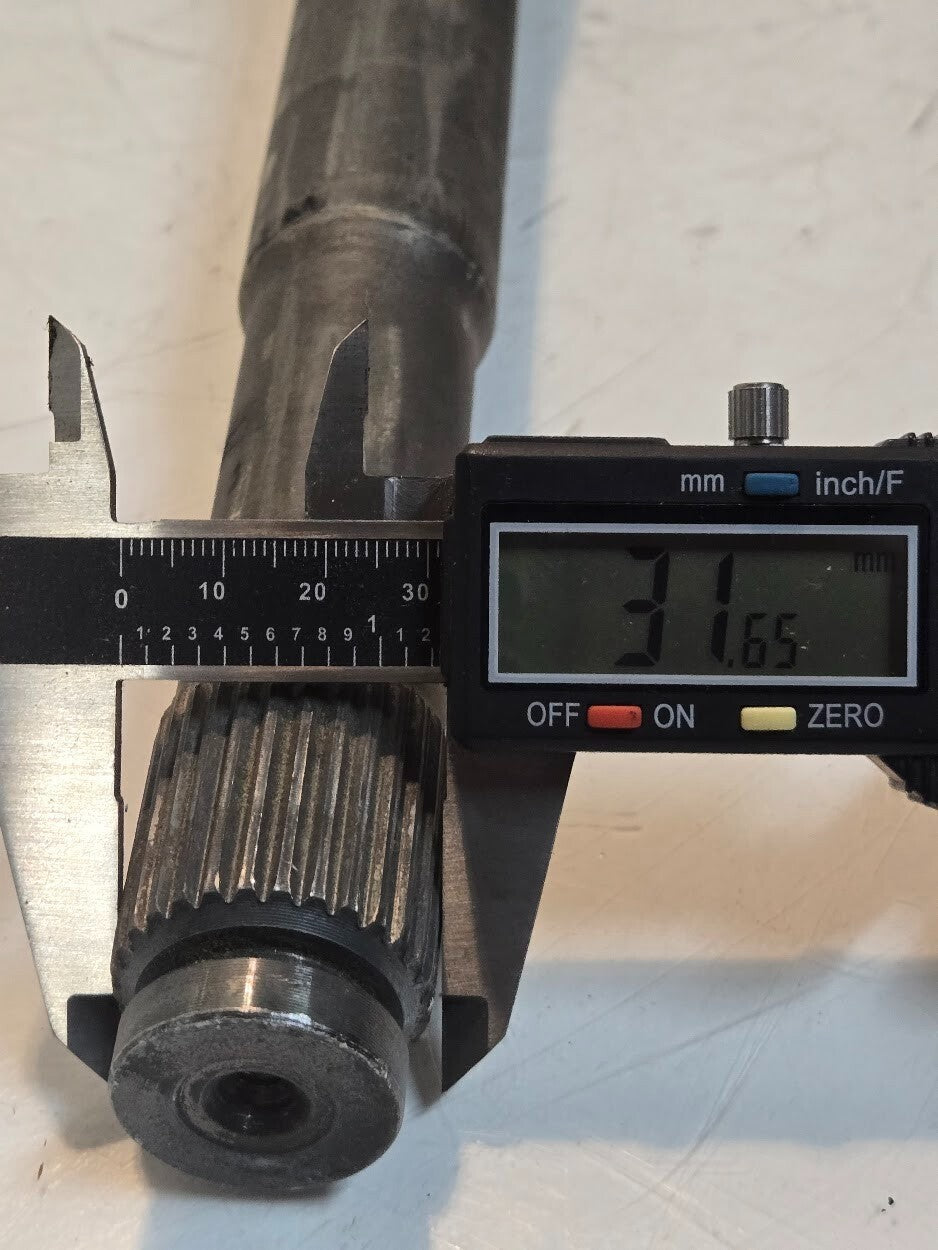 A48 Axle Shaft 1392R | 5x4.5 in Bolt Pattern | 32-7/8" Long | w/ ABS Sensor Ring