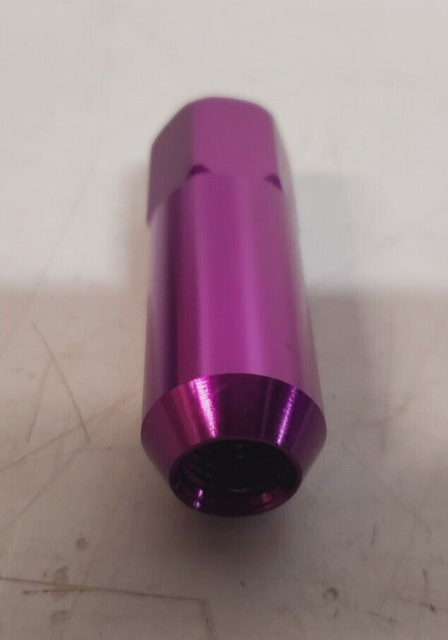 40 Qty of JDMSPEED Purple Aluminum Tuner Racing Lug Nuts M12X1.5 (40 Qty)