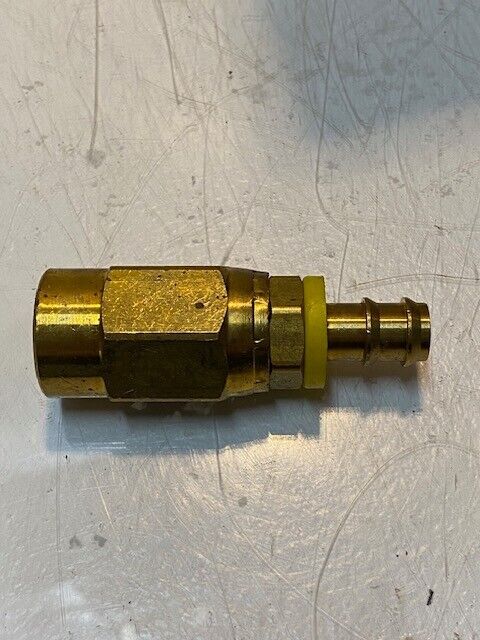 9 Quantity of Water Jumper Hex Swivel Fittings 3-1/8" L 10mm ID Nose 29mm OD