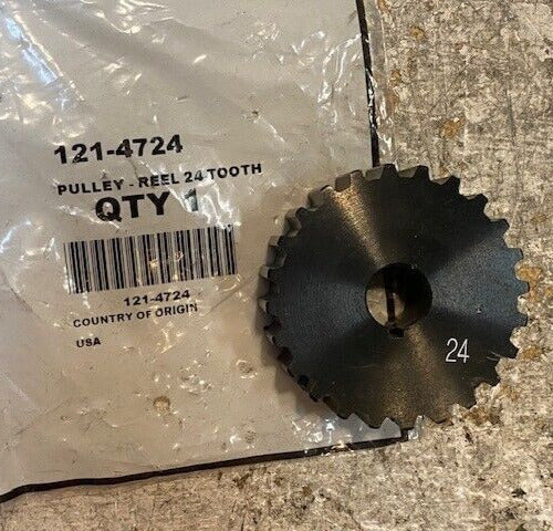 Genuine Parts 24-Tooth Pulley-Reel 121-4724 14mm Bore 60mm OD 21mm Thick