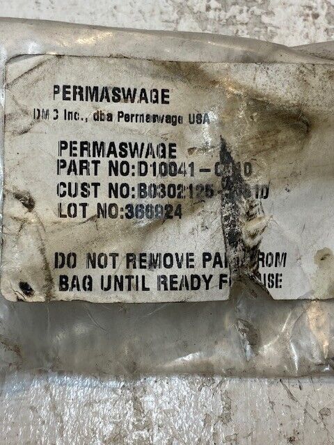 Permaswage Fluid Fitting D10041-0810 | 3" Long 13mm ID 22mm OD