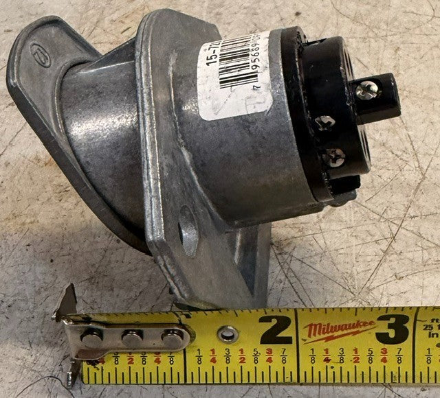 2Qty Philips Industries 15-720 7-Way Trailer Socket For Commercial Semi Trailers