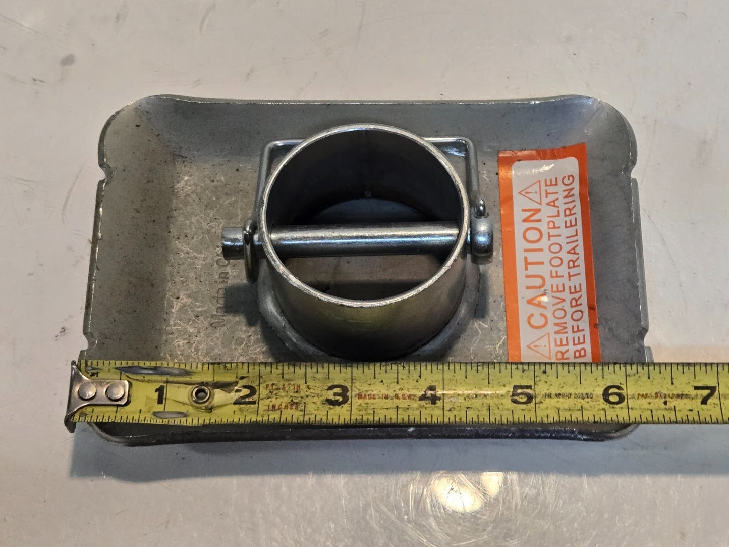 4 Quantity of Trailer Jack Feet 6-1/4"x4-1/4" for 2" Tube for Curt 28272 (4 Qty)