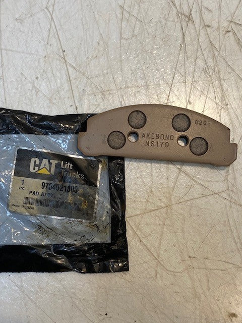 CAT Caterpillar Forklift Brake Pad 9704621800 | Akebono NS179