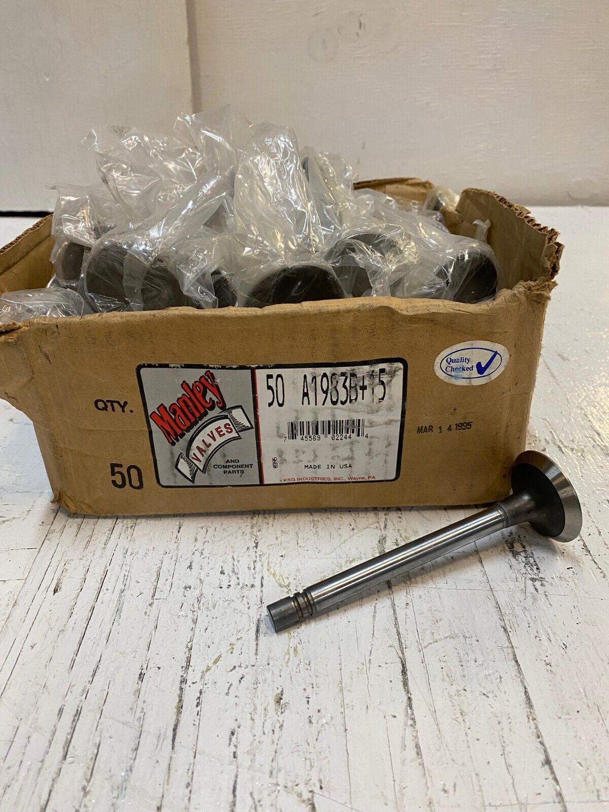 50 Manley Engine Intake Valves A1983B + 15 (50 qty)