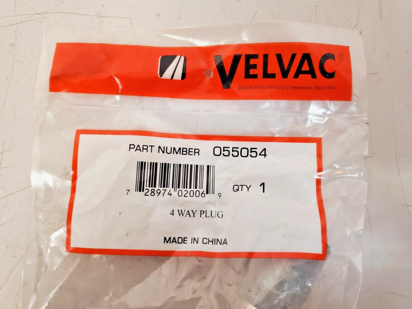 3 Quantity of Velvac 4-Way Plugs 055054 (3 Qty)