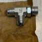 Parker 429335 Hydraulic Tee Adapter Fitting 22mm Thread 12mm ID