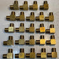 24 Qty of QPex NSF 90 Degree Brass Hose Barb Elbow Fittings 17mm Thread (24 Qty)
