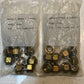 20 Qty of Burnett Brass 3/8 FGD Flare Nuts RN4E 14mm Thread 22mm OD (20 Qty)