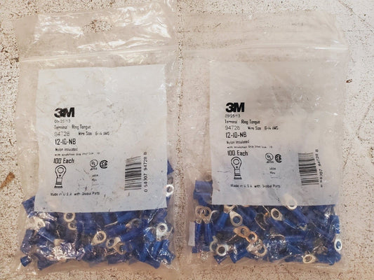 200 Quantity of 3M Terminals 12-10-NB (200 Qty)