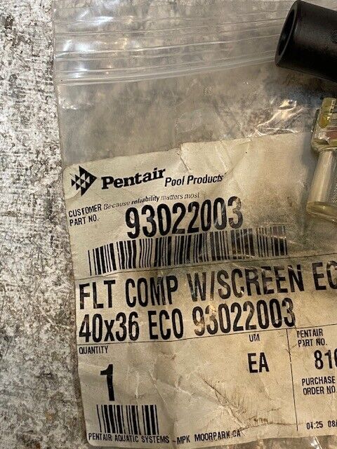 Pentair Pool Product Flt Comp w/ Screen Ecolab 40x36 Eco 93022003 | 810020000