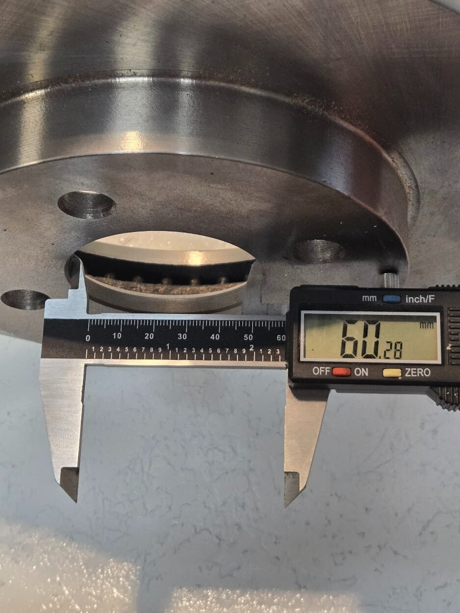 Brake Rotor 4x100mm Bolt Pattern 10in Diameter 24.2mm Rotor Thickness