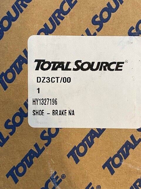 2 Qty of Total Source DZ3CT/00 Brake Shoe HY1327196 (2 Quantity)