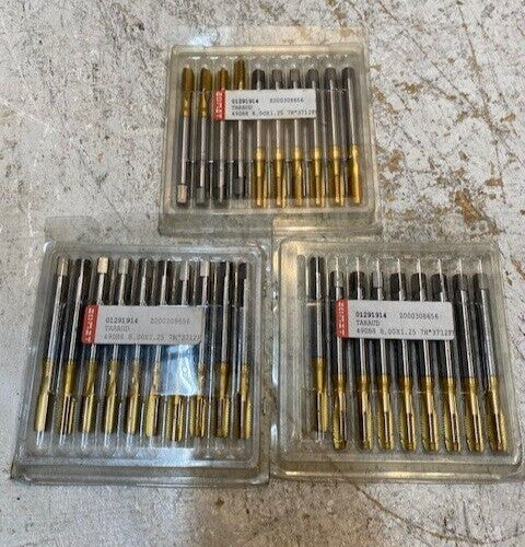 30 Qty of Armor Taraud Carbon Steel Hand Taps 8.00x1.25 | 01291914 (30 Qty)