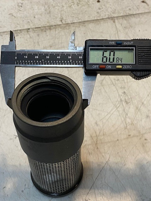 FSS Barrel Strainer with Foot Valve 1-1/2 NH 5-1/2" Tall 47mm ID