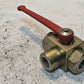 Anchor Flange 3-Way Block Body Threaded Valve AE3LN1-11DB | 5075 PSI