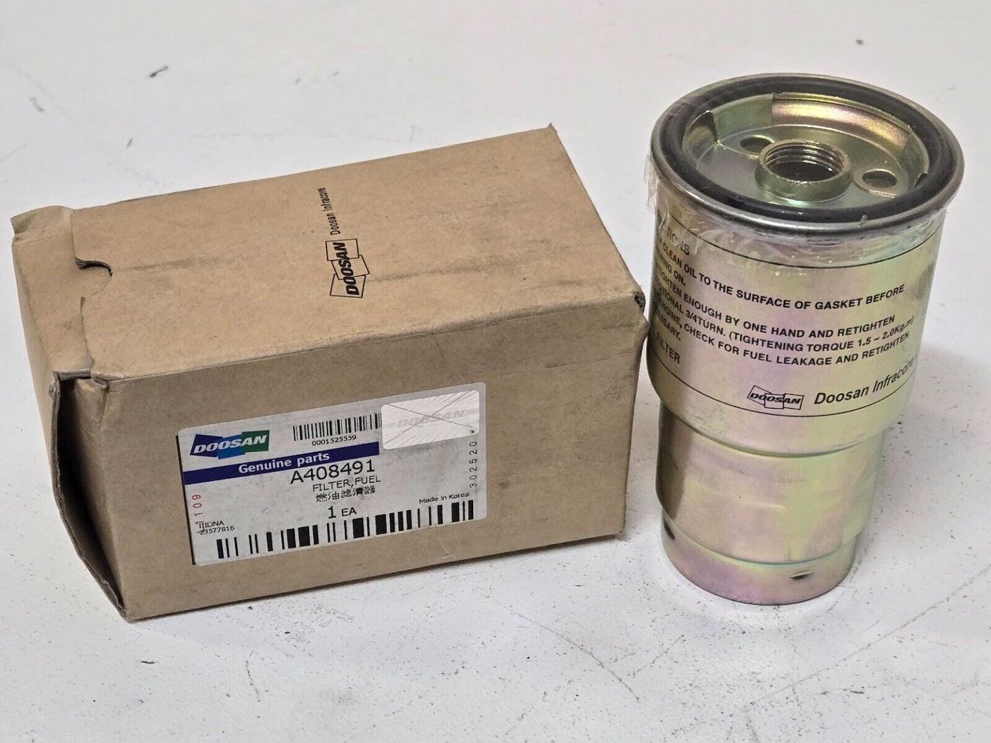 Doosan Fuel Filter A408941 | 302520 | L1109 | 0001525559