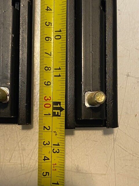 2 Pair of Seat Sliders 12-1/2" Length 1-1/2" Width 7/8" Thickness 8mm Screw