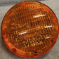 Round Amber Commercial Style Vehicle Turn Signal Warning Lamp Automotive Unit