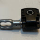 Vertical Curtain Gear Wormgear Bracket w/ Square Center 14mm