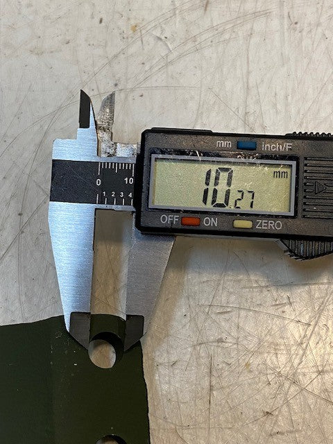 6-Bolt Tie Rod Bracket Bottom 81373 | 80373-1 | 3-1/2" Long 3" Wide 10mm Holes