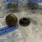 11 Qty Amerock BP4485R2 Ambrosia 1-1/4" OD Weathered Brass Cabinet Knobs -11 Qty