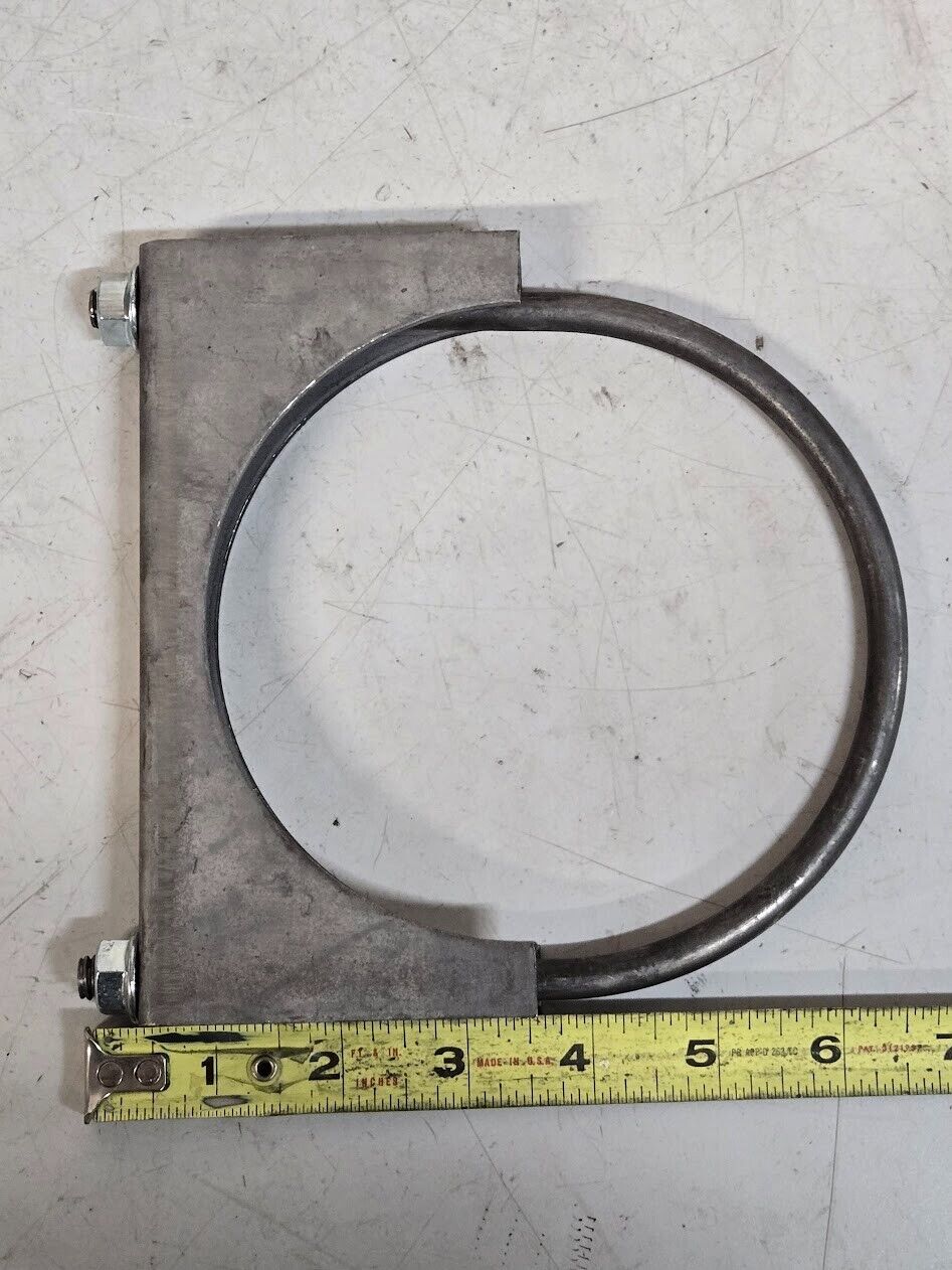 3 Quantity of 5" Saddle Clamps 14mm Nut 8.5mm Threaded End  (3 Quantity)
