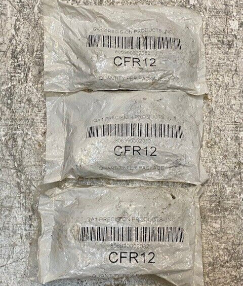 3 Quantity of Precision CFR12 Spherical Plain Bearing Rod Ends (3 Quantity)