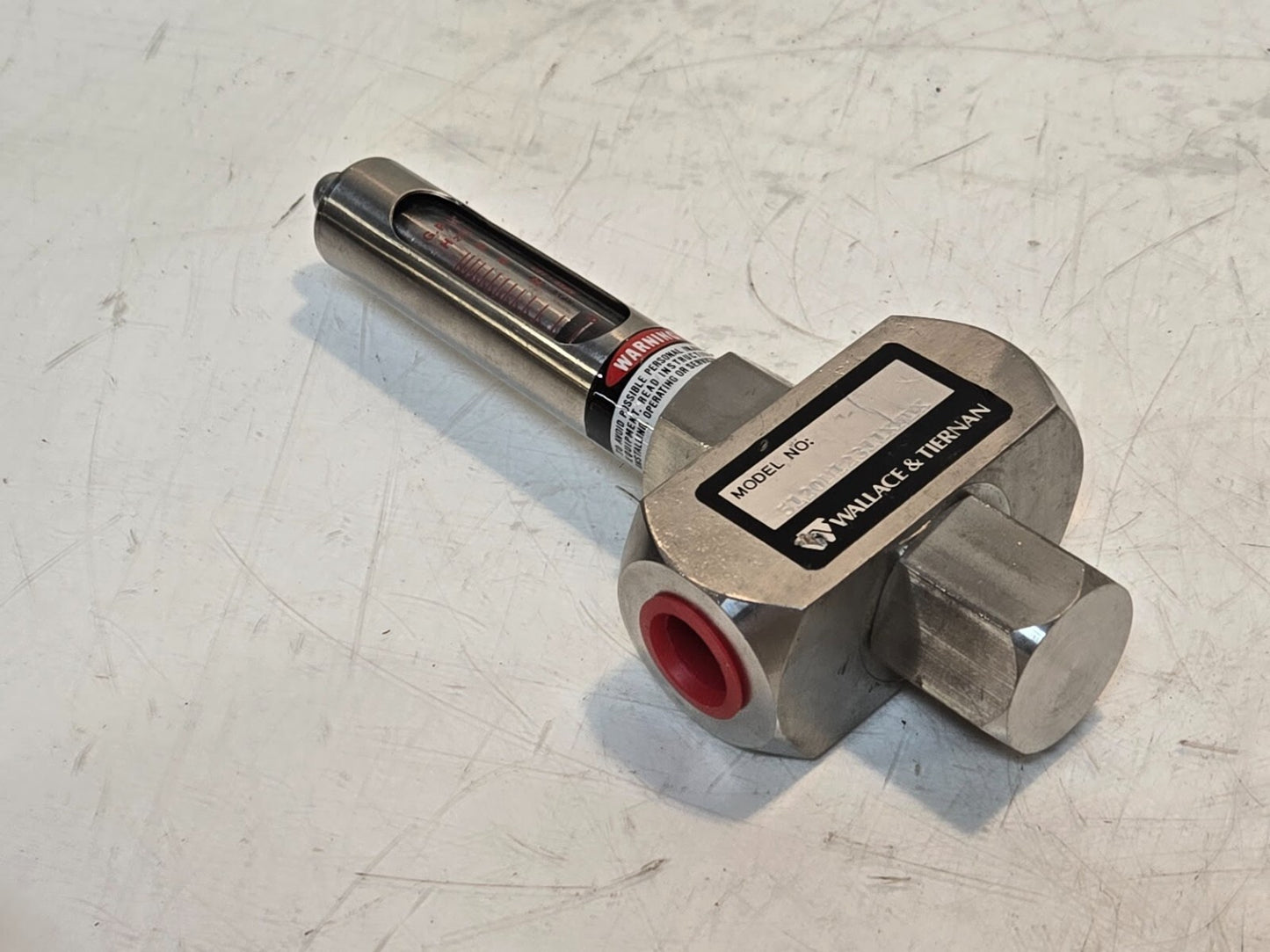 Wallace & Tiernan Armored Purge Meter 5120M12311XXLX | 6 GPH | 1/2" FPT