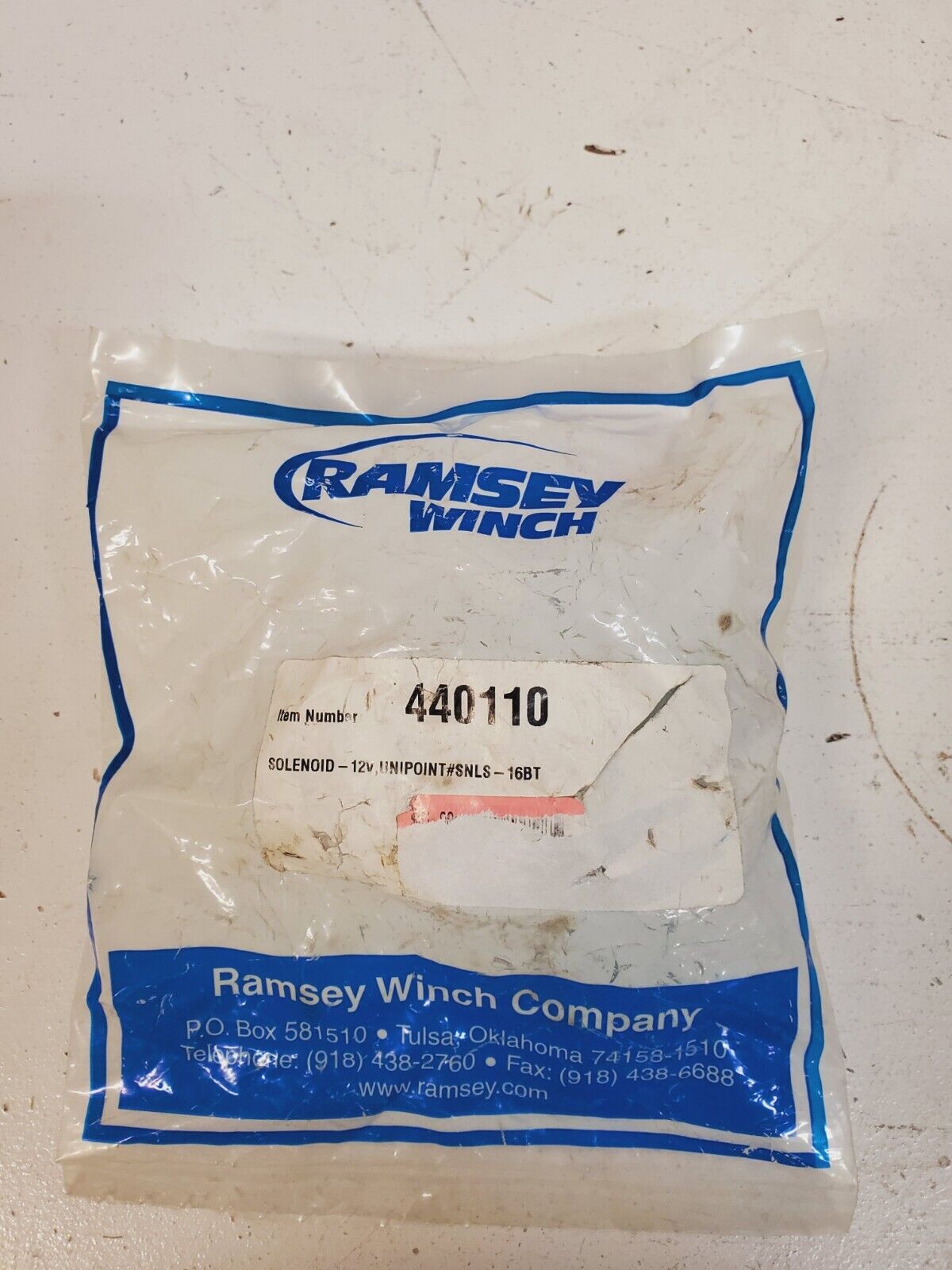 Ramsey Winch Solenoid - 12V, Unipoint # SNLS - 16BT | 440110 |