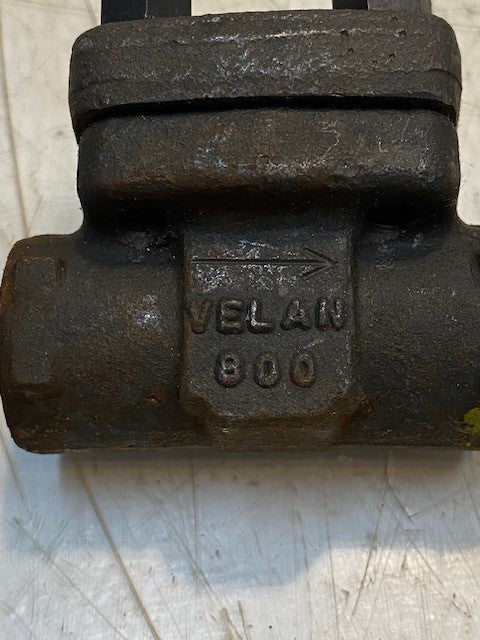 Velan S-2034B-02TY 1/2" Steel Threaded Piston Check Valve NPT 800 Body A105N